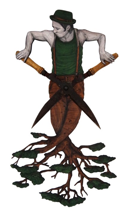 Couper court. Levalet