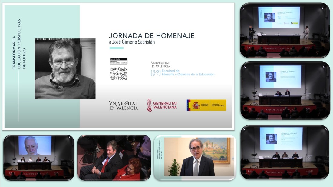 Visionado de la Jornada en homenaje al profesor José Gimeno Sacristan